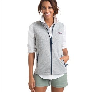 Vineyard Vines Sweater Fleece Vest, Size small
